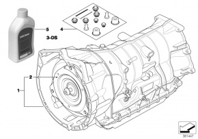 Гидротрансформатор крутящего момента BMW 528 XI E60 N52B30M1 2004-2009 24407588737 00-00004324
