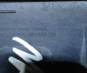 Накладка торпедо серебристый titan printed Volkswagen Passat B7 2.5 1.8 USA 2011-2015 561857212DHIH 561857212EMKG