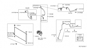 Датчик абсолютного давления кондиционера Nissan Rogue AWD QR25DE 2014- 921361FA0A 00-00004924