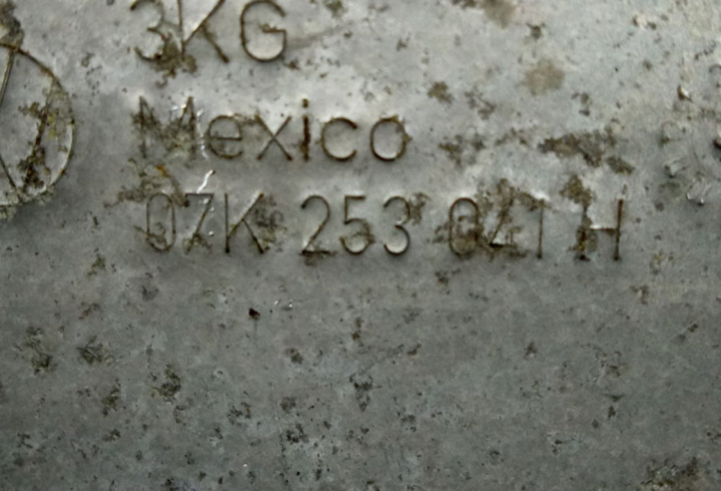 Защита коллектора Volkswagen Passat B7 2.5 1.8 USA 2011-2015 07K253041H